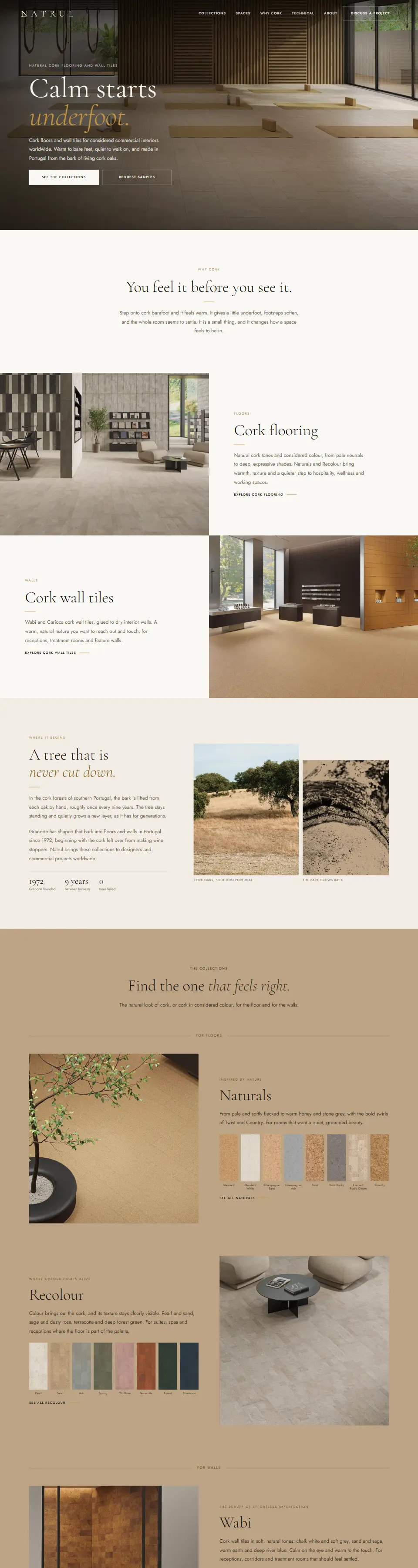 Natrul website