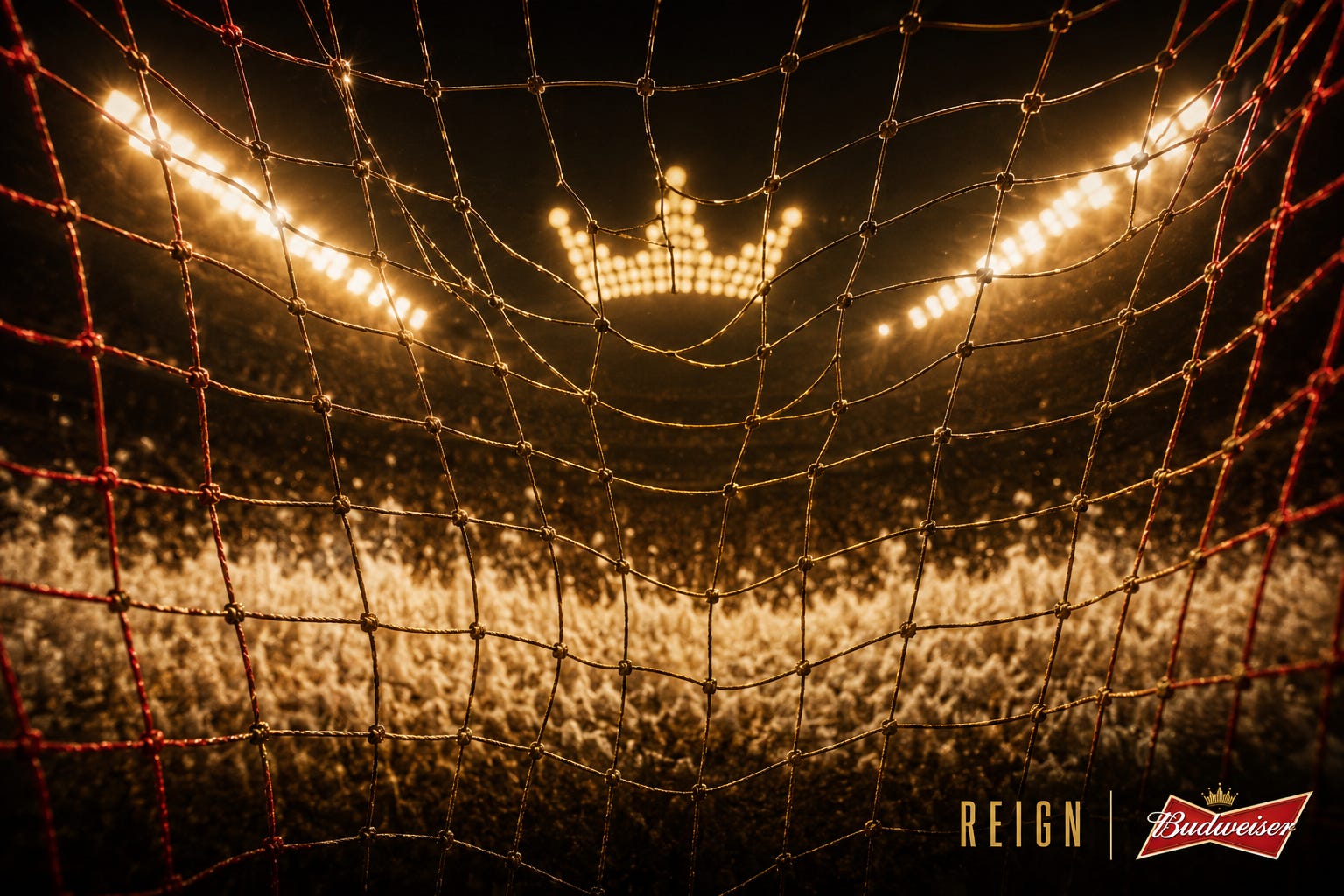 AI-led Budweiser Reign football advertising concept