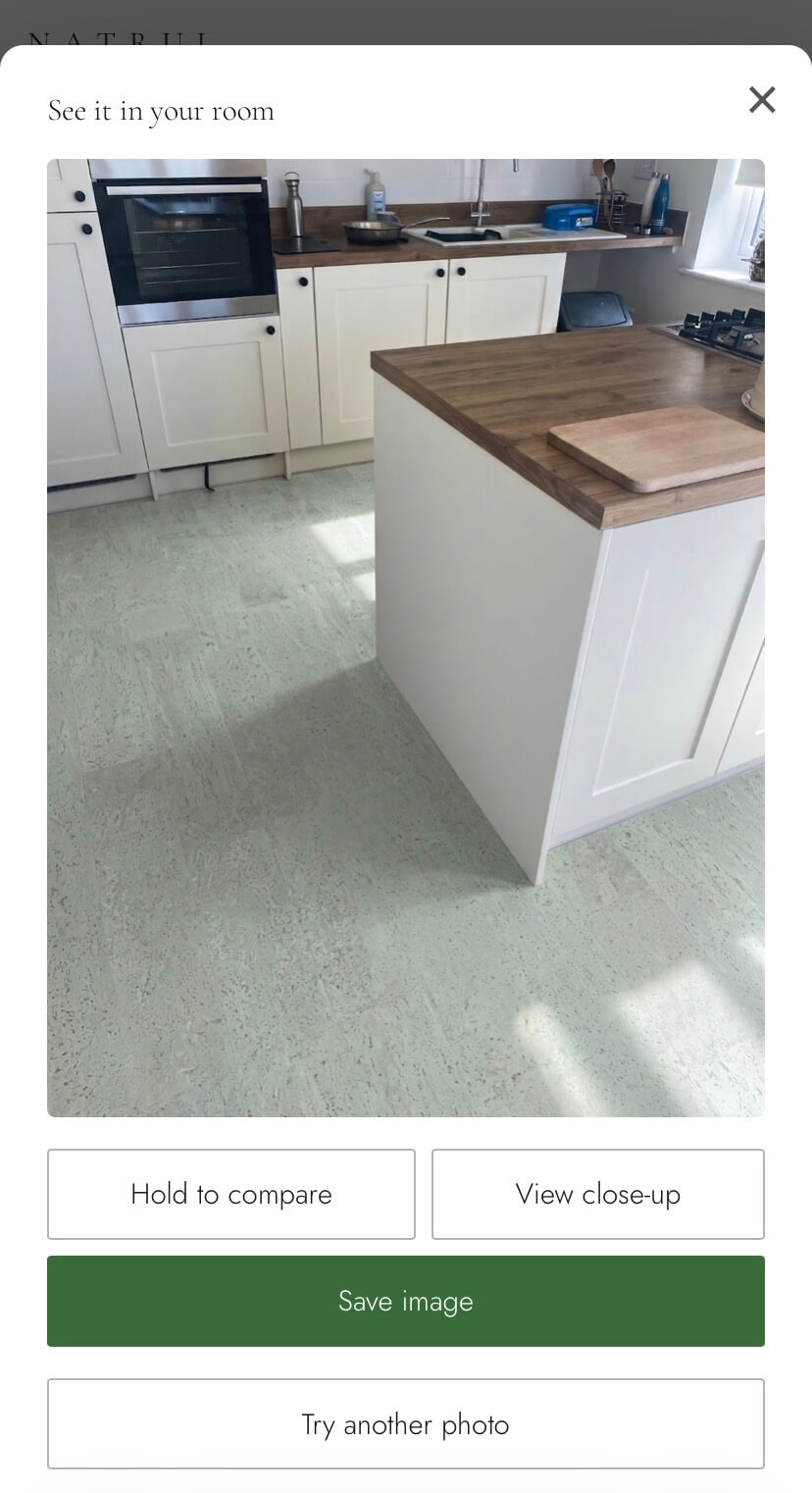 Room Visualiser AI - Product Page Entry Point