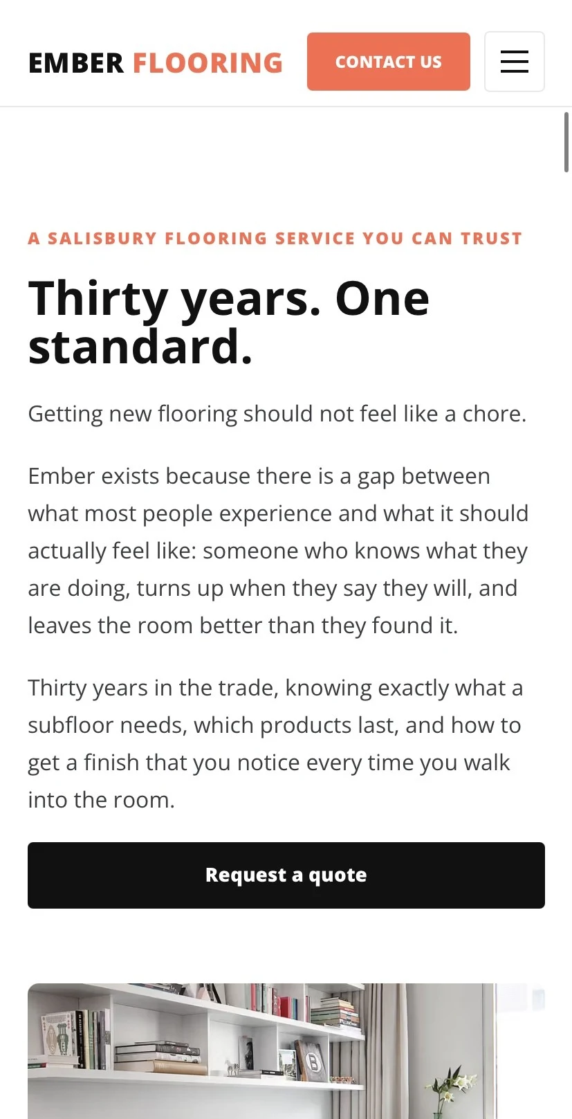 Ember Flooring - Thirty Years. One Standard.