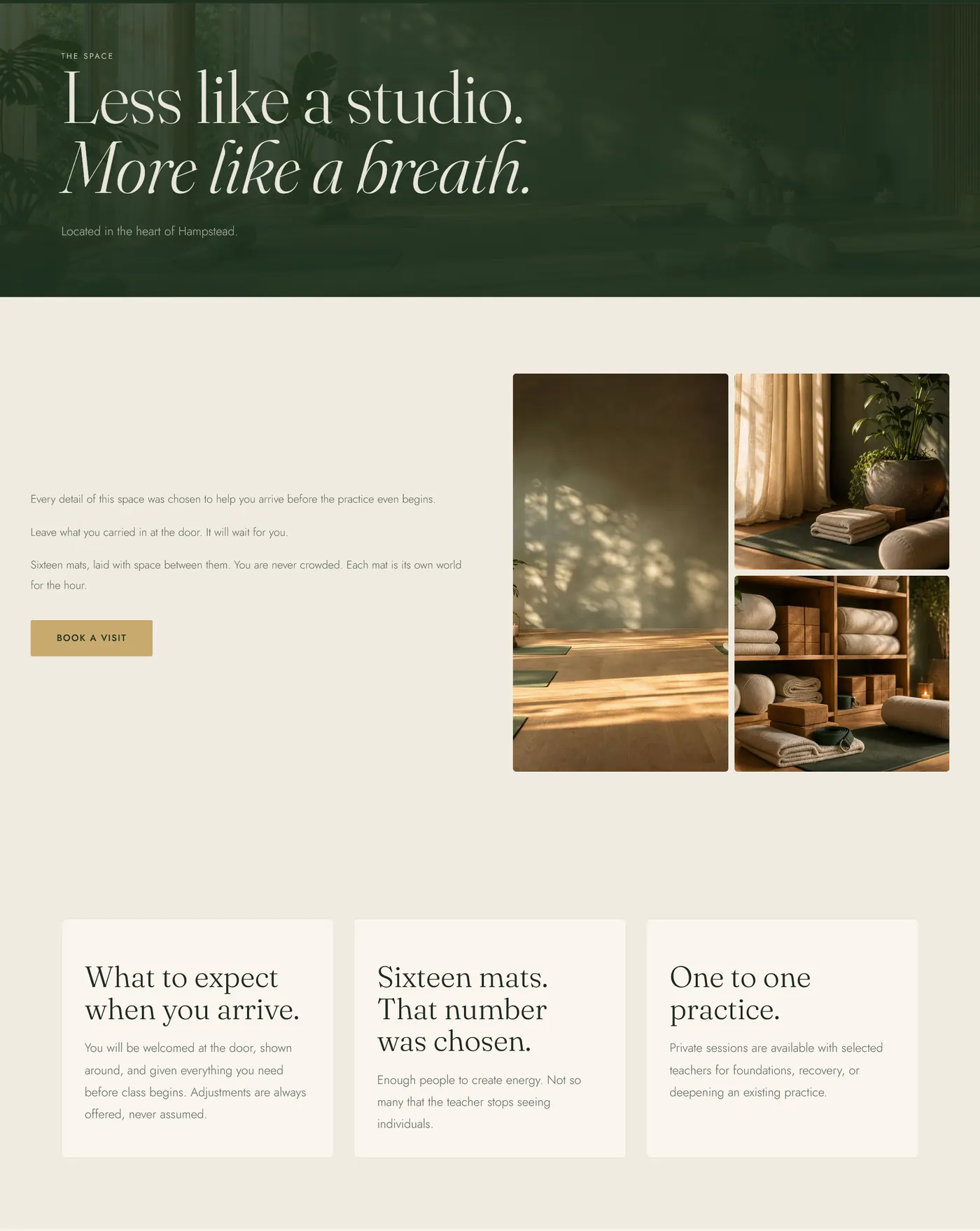 Serena Yoga Hampstead - Wellness Notes